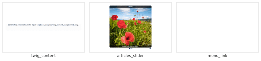 SiteBundle blocks