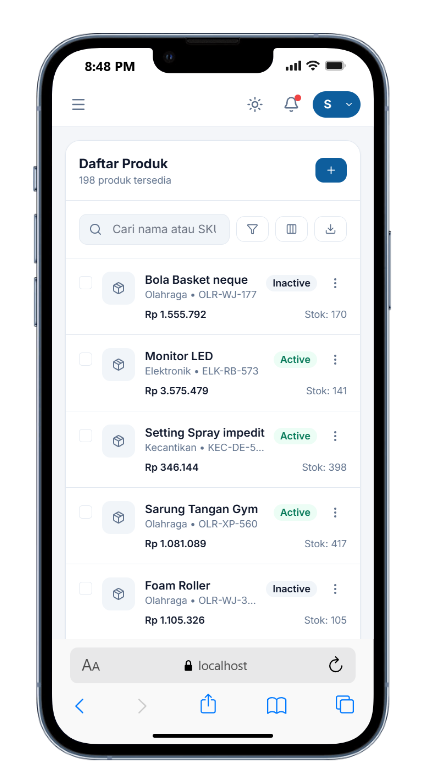 DataTable Mobile