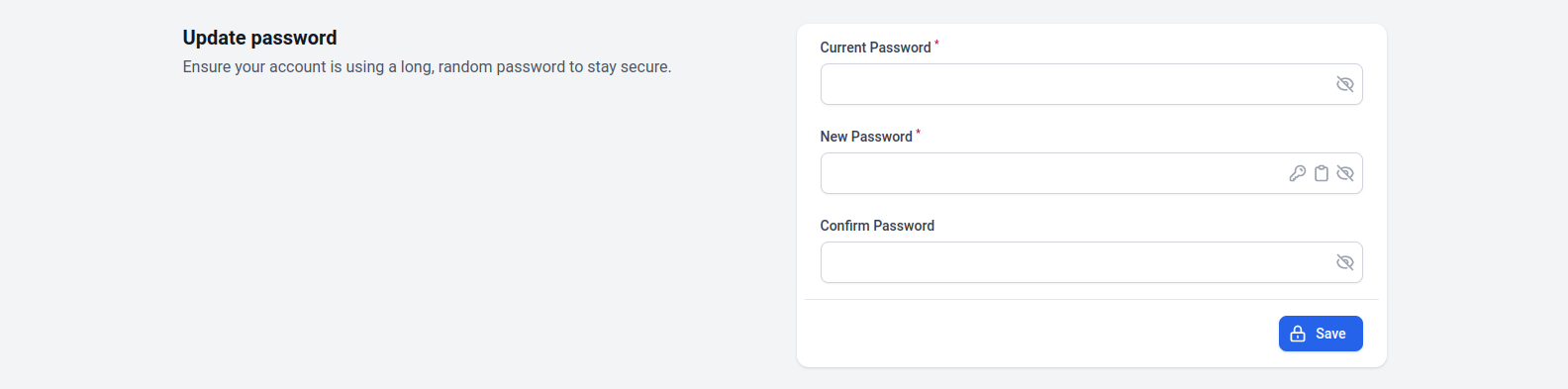 Filament Jet update password art