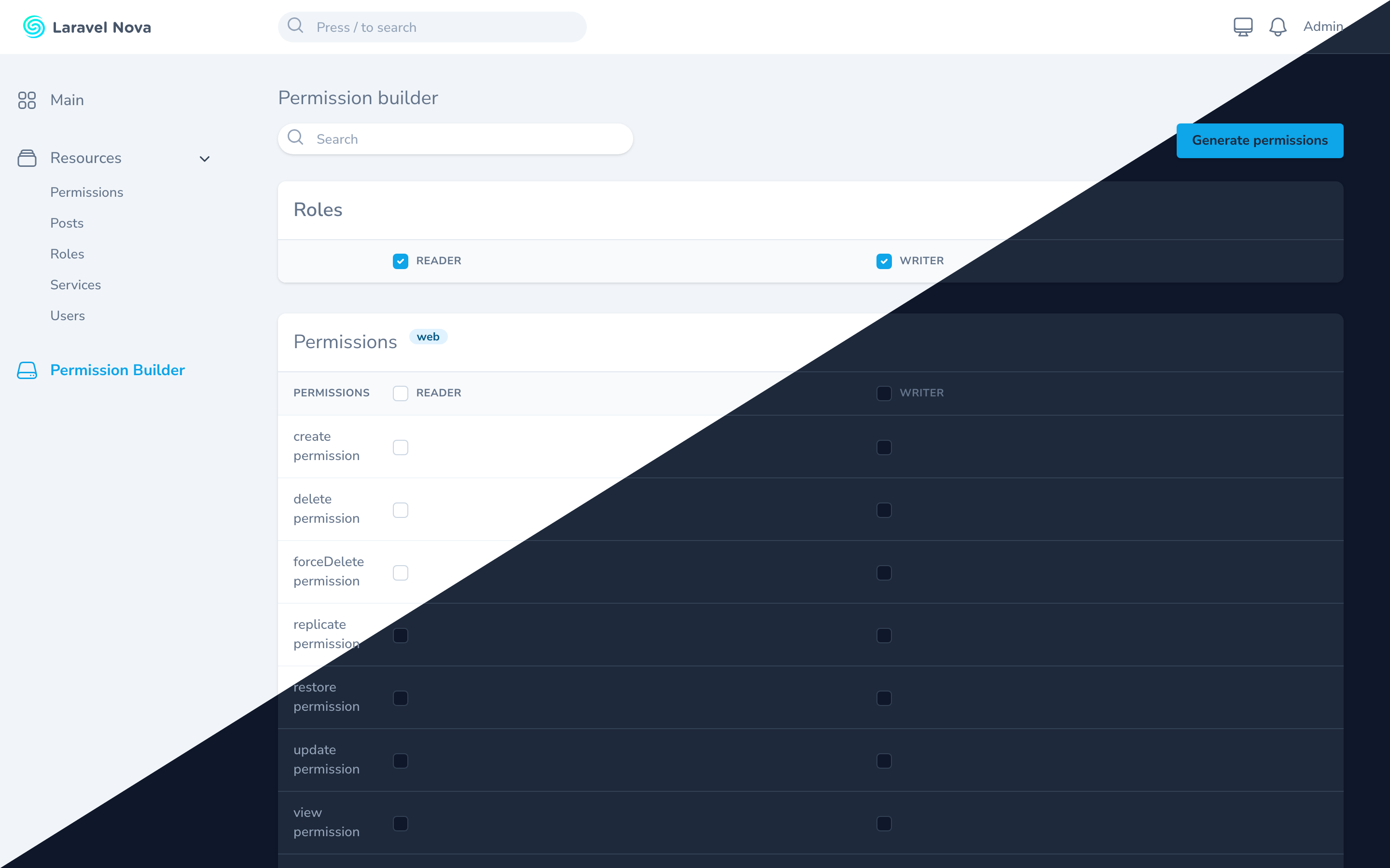 permission builder