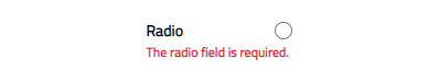 Radio Position Center Error