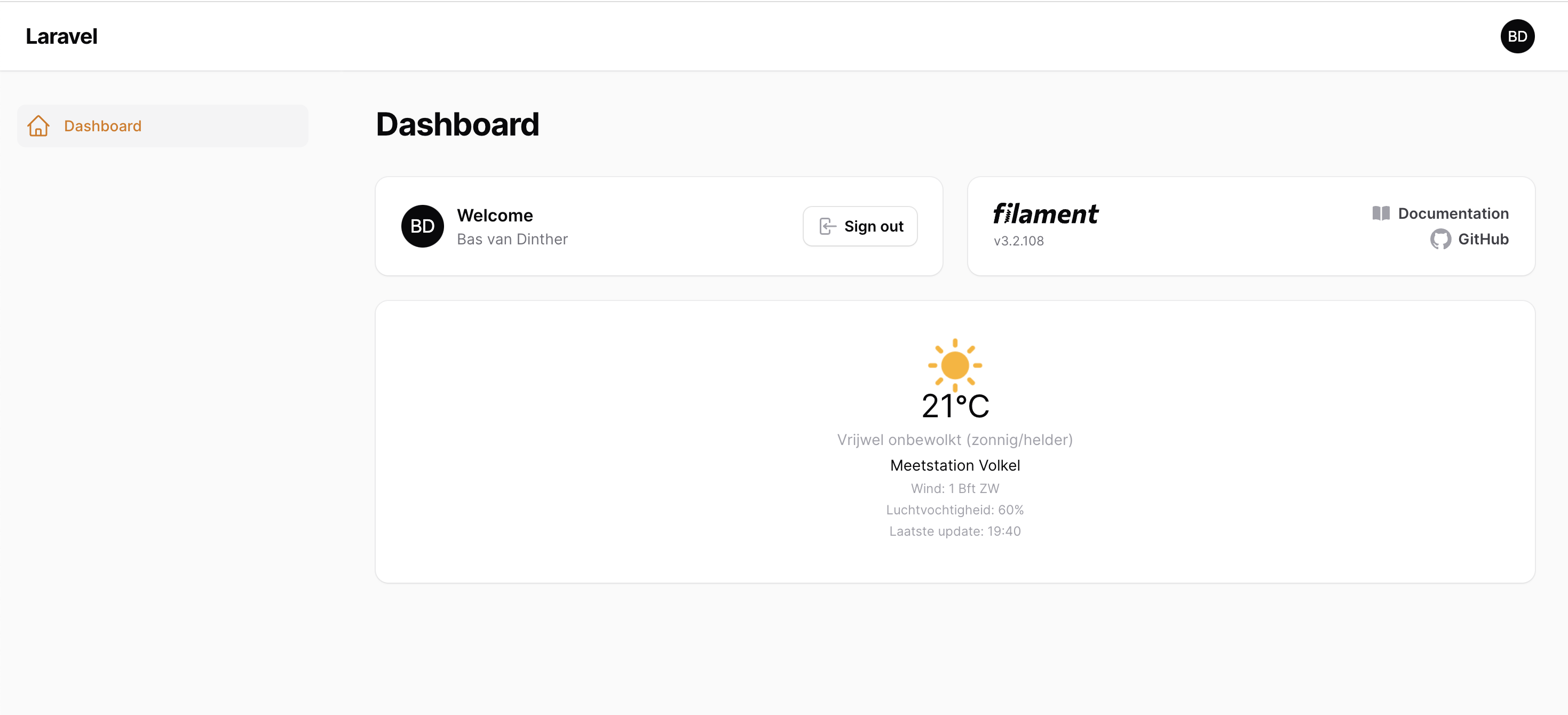 Forecast for station