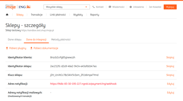Screenshot showing payment method config in admin