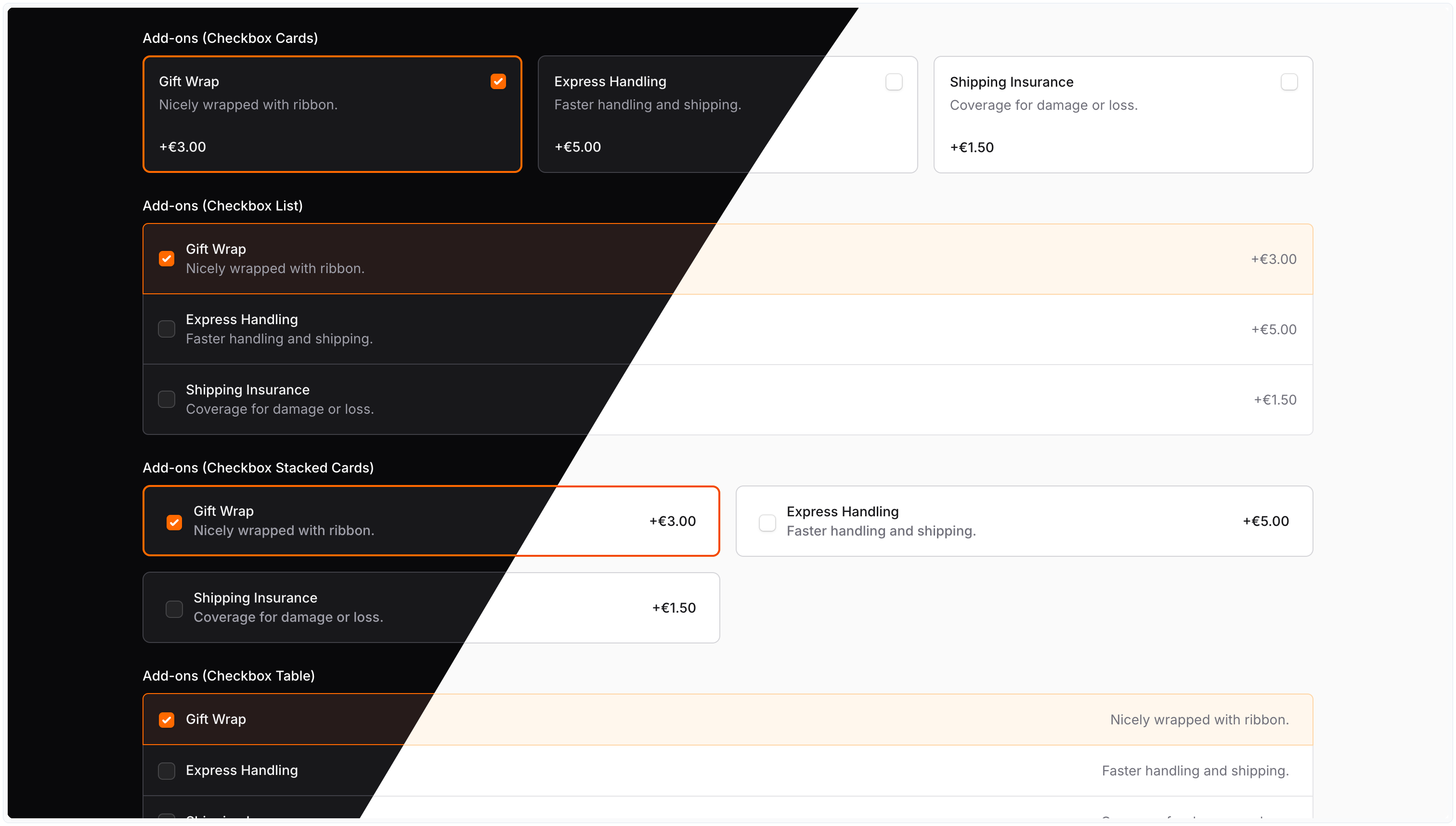 Filament Advanced Choice preview