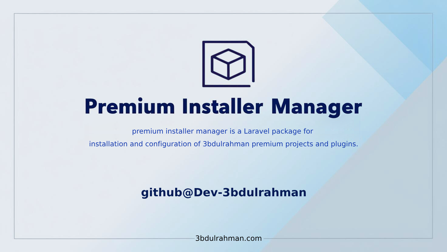 premium installer manager