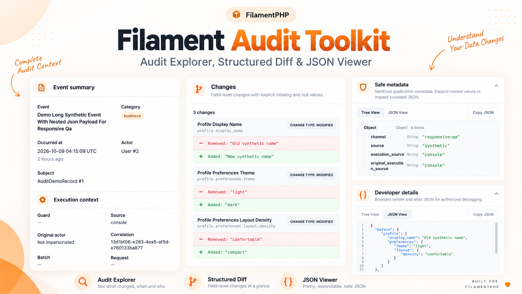Filament Audit Toolkit