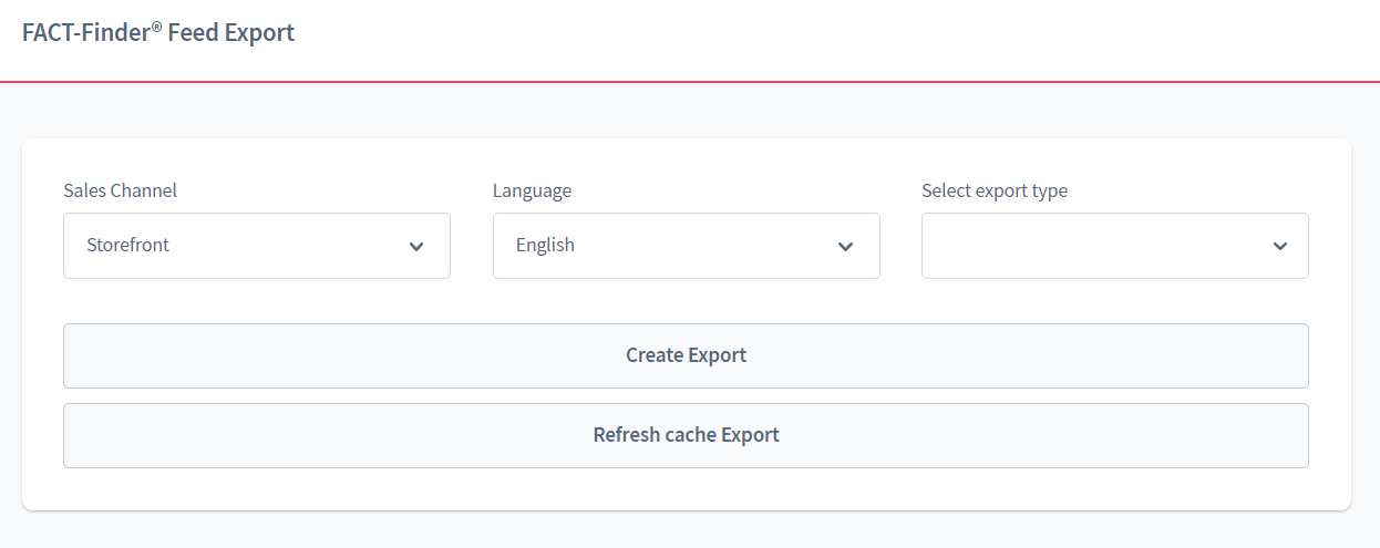 Admin Panel Refresh export cache
