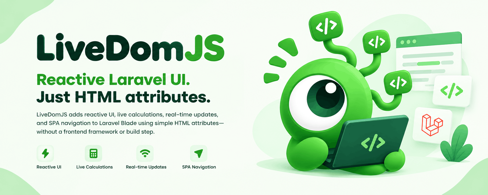 LiveDomJS Banner