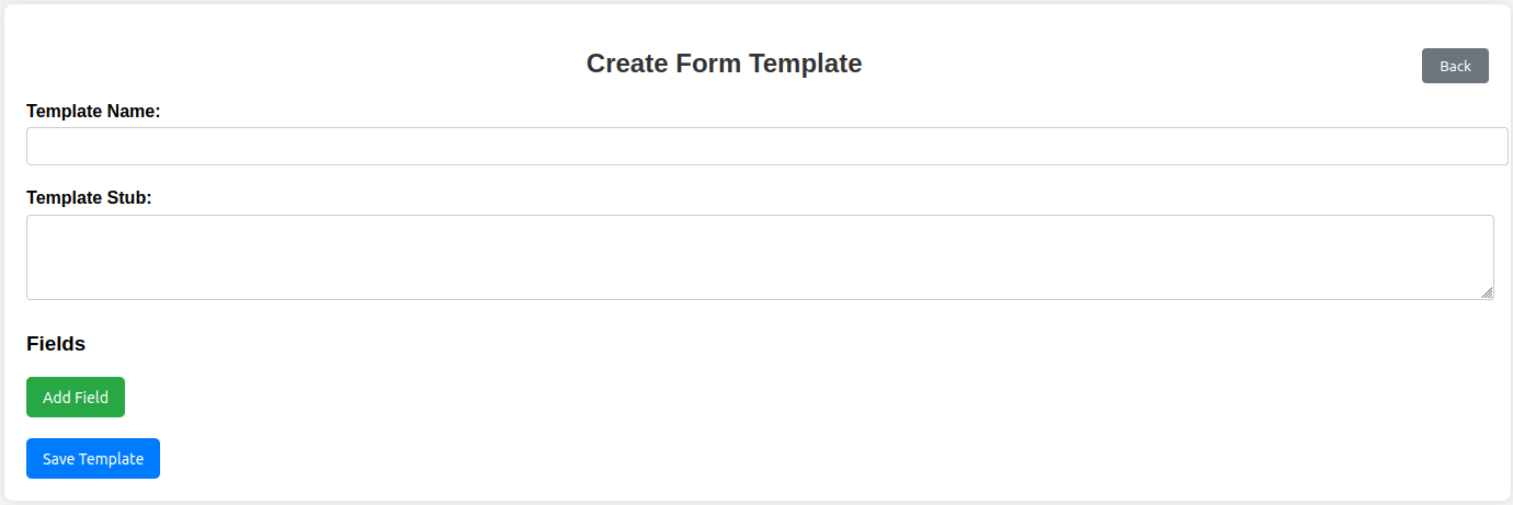 Create Template