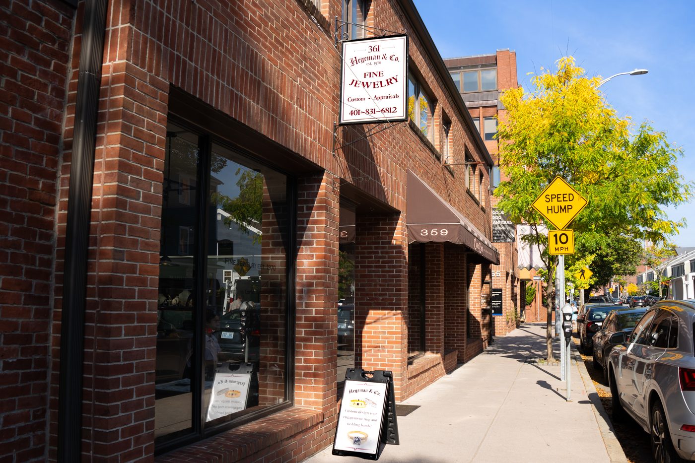 Hegeman & Co. storefront at 361 S Main St, Providence