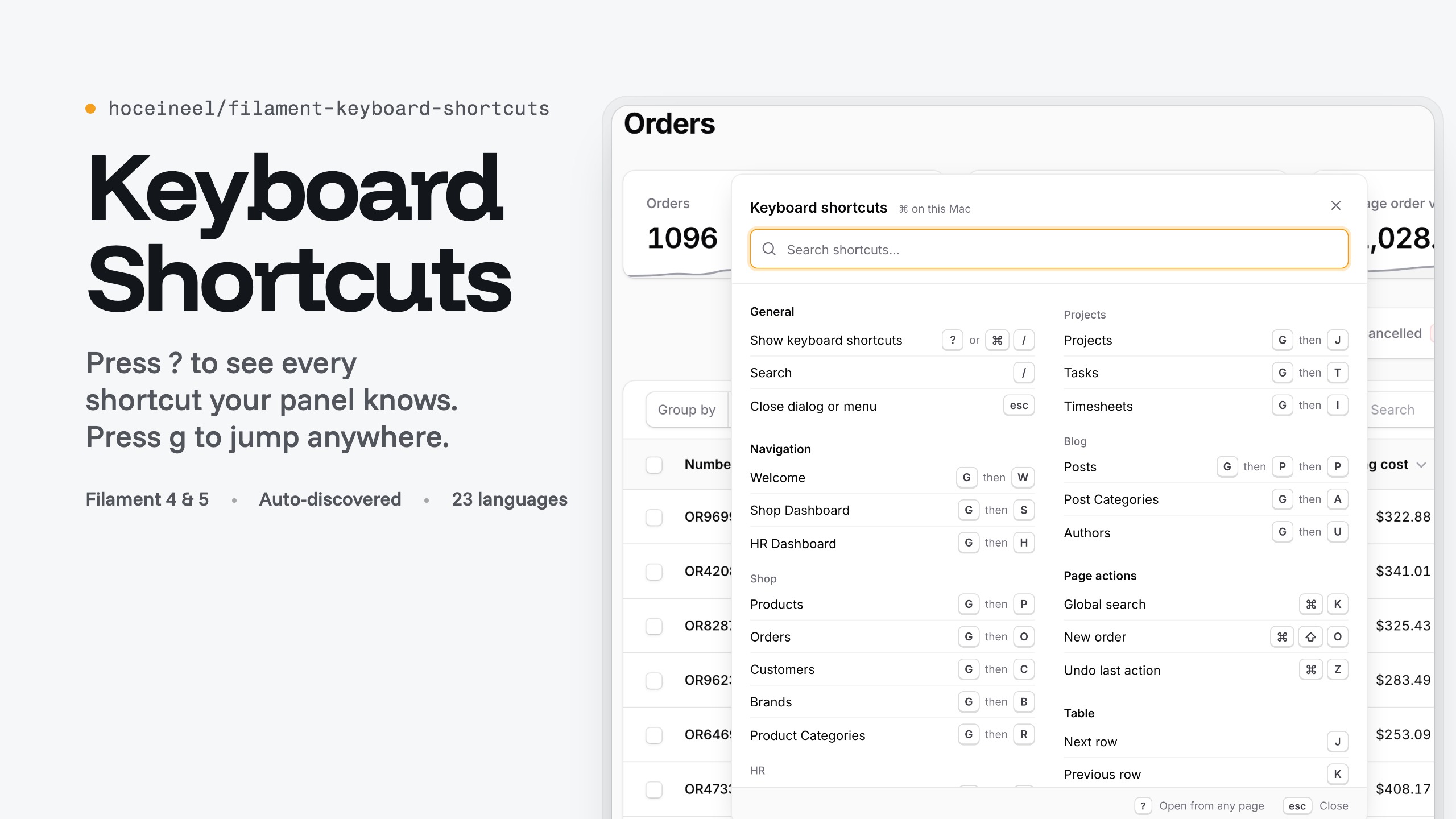 Keyboard Shortcuts