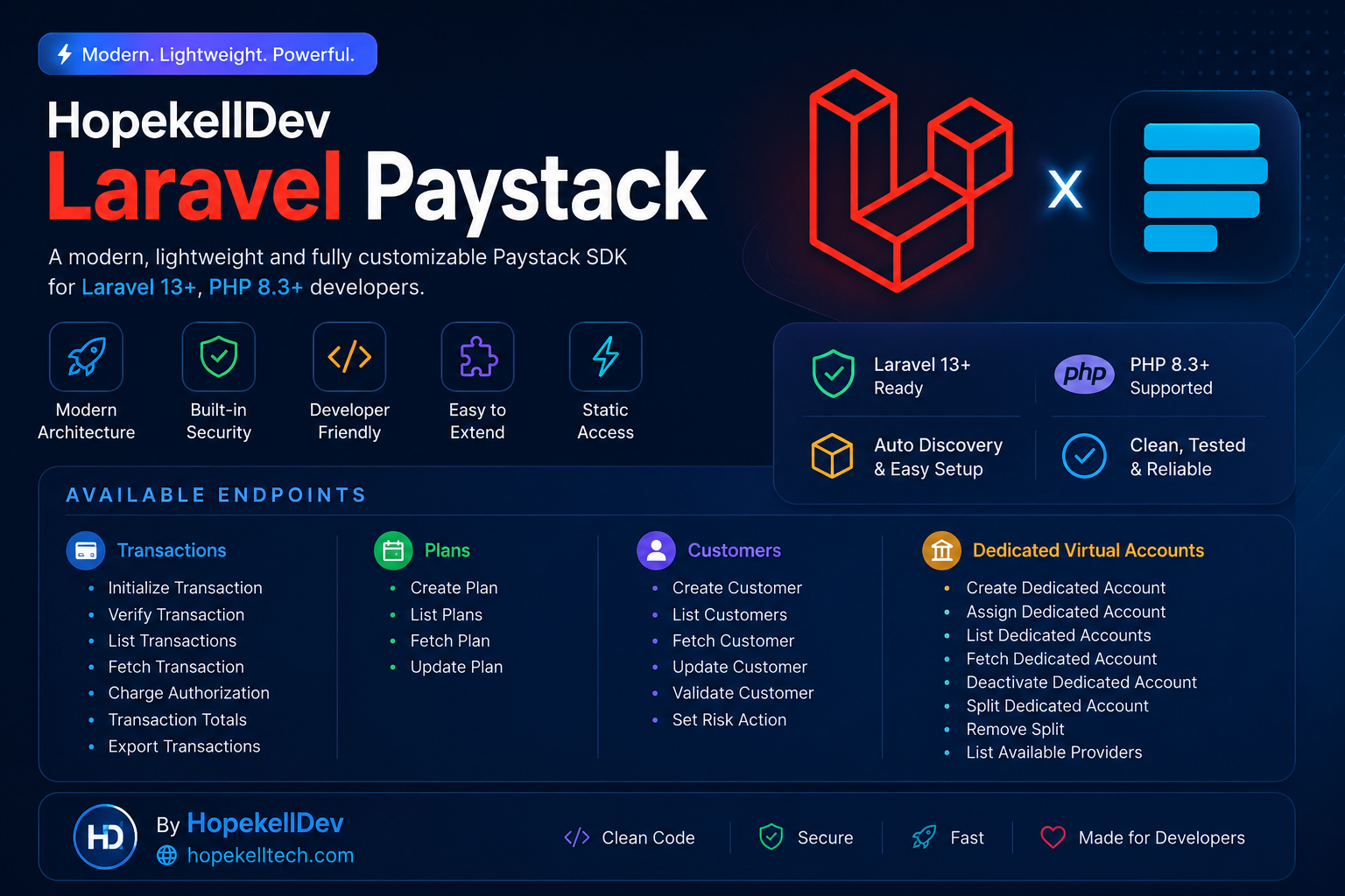 Laravel Paystack Banner