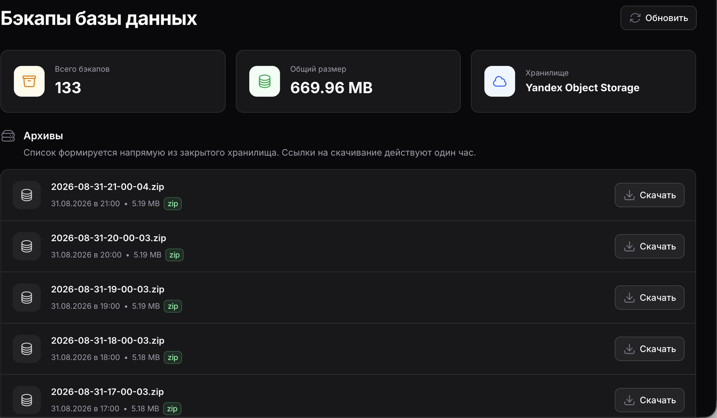 Backup browser