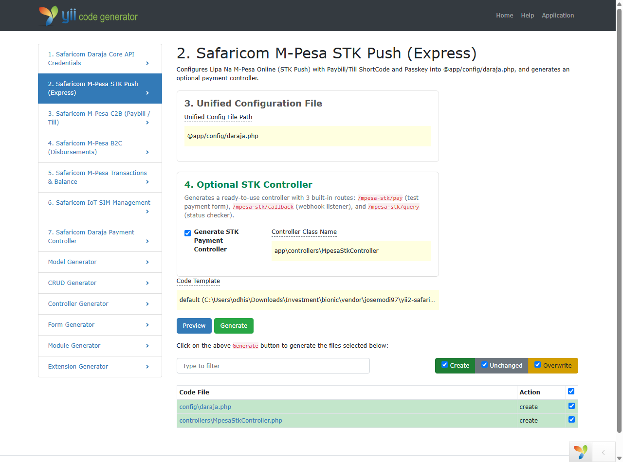 Safaricom M-Pesa STK Push Scrolled Preview