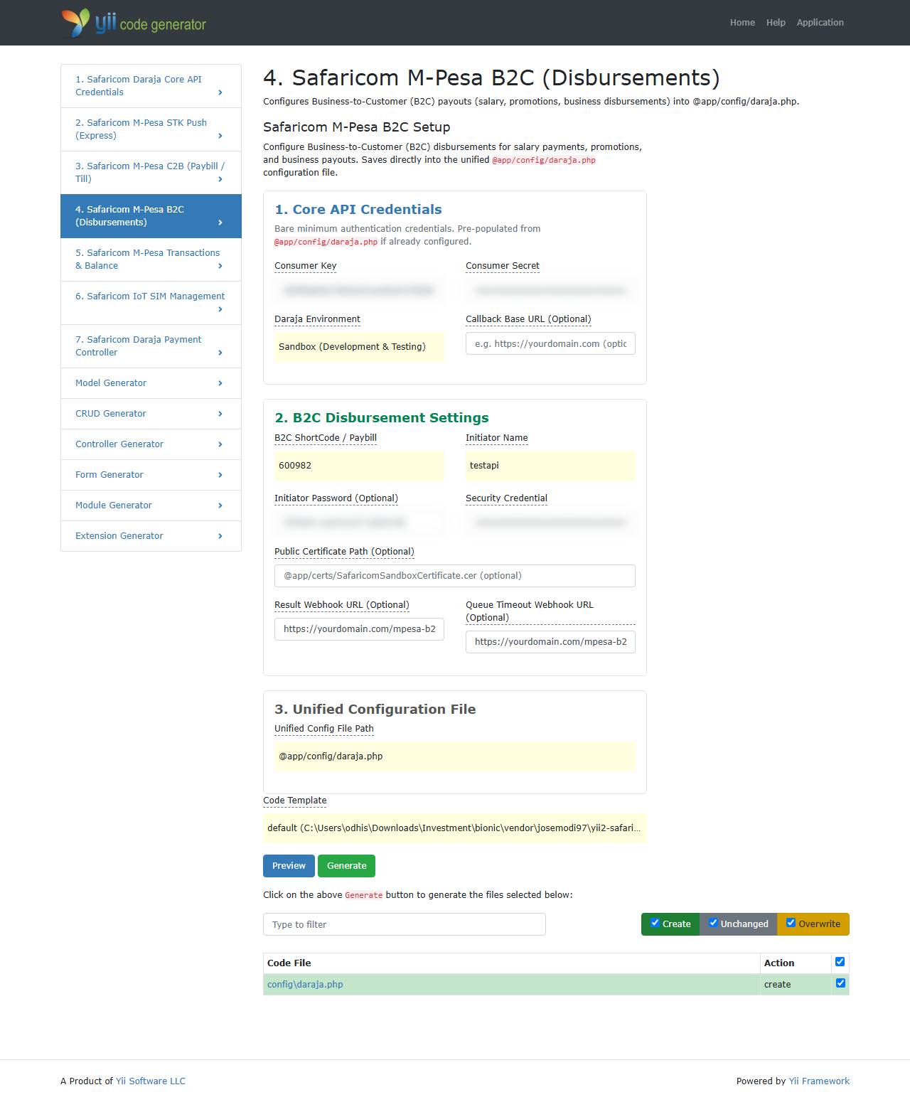 Safaricom M-Pesa B2C Disbursements Setup