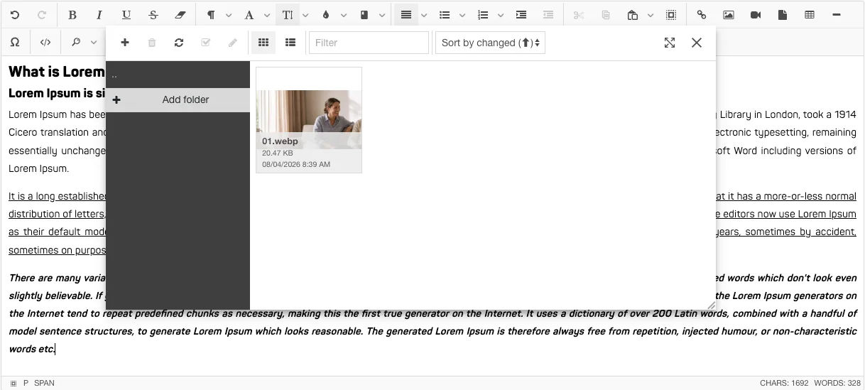 Jodit Editor