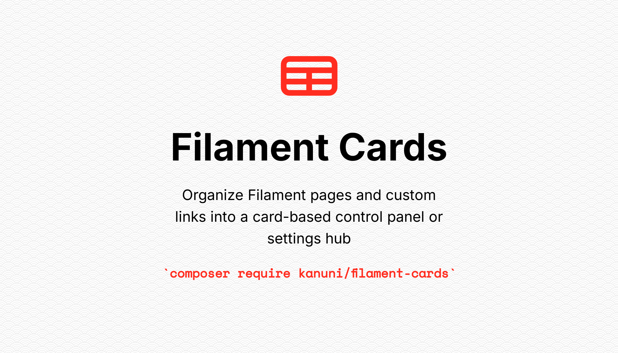 Filament Cards Hero