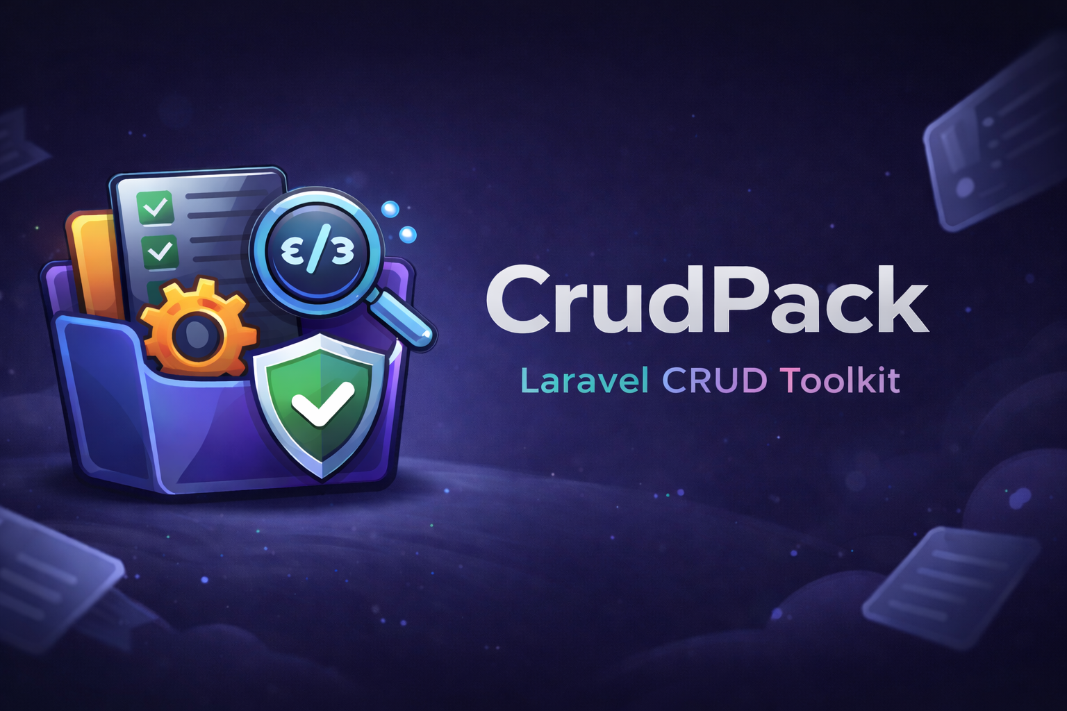 Laravel CrudPack ToolKit logo