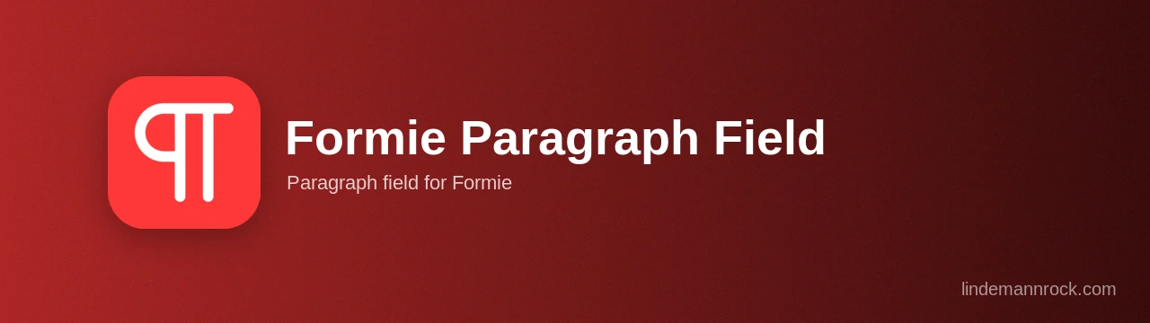 Formie Paragraph Field