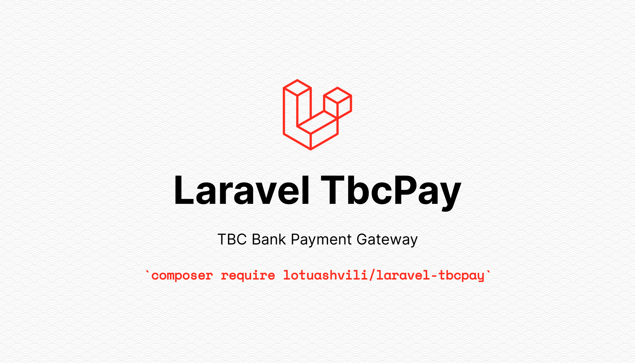 Laravel TbcPay