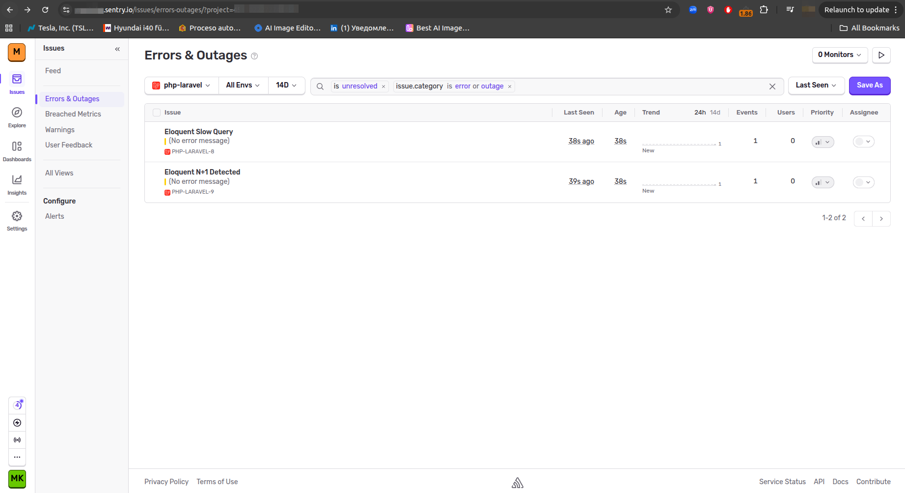 Sentry Issue