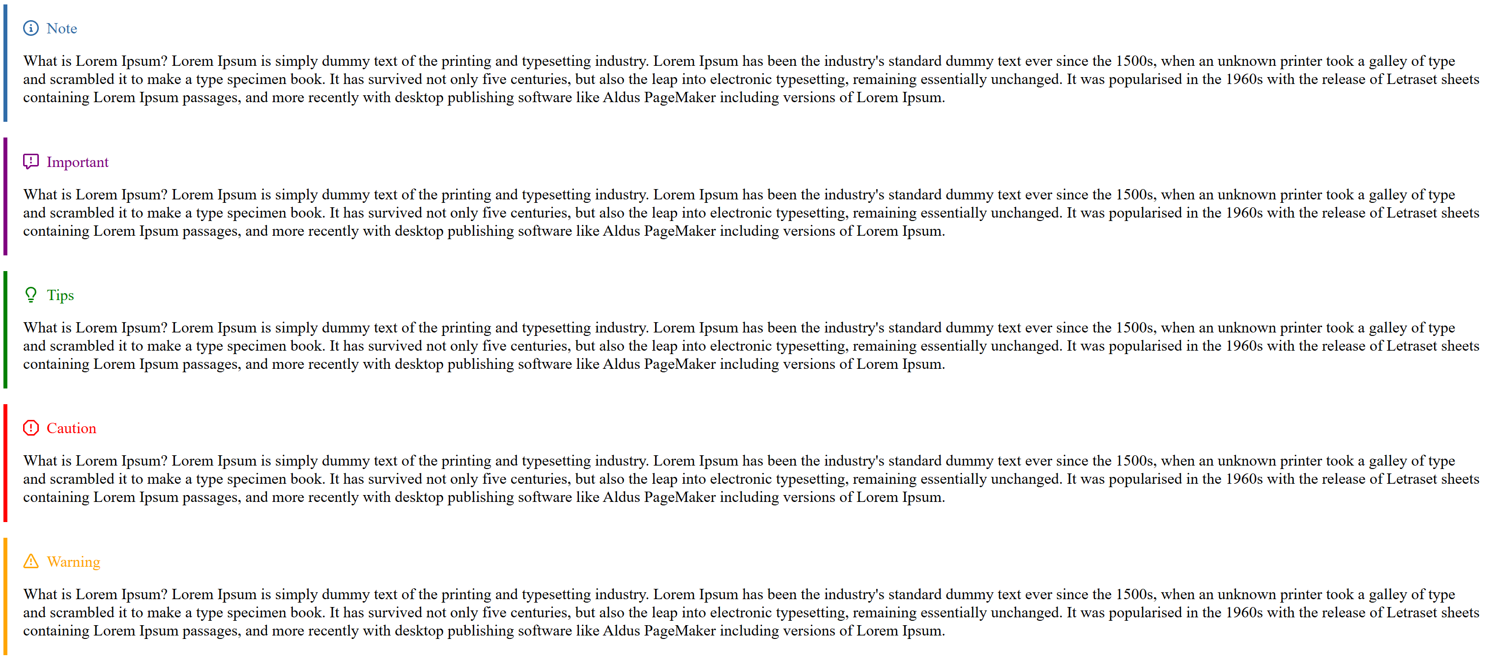Alerts in Light mode