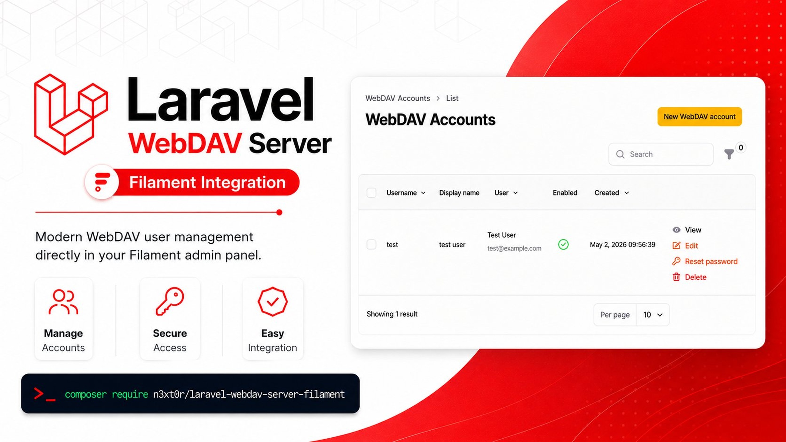 Laravel WebDAV Server Logo