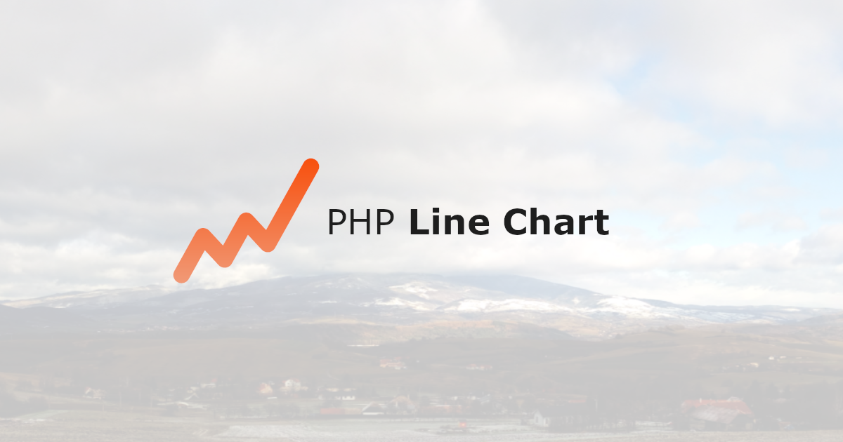 Social Card of PHP Line Chart