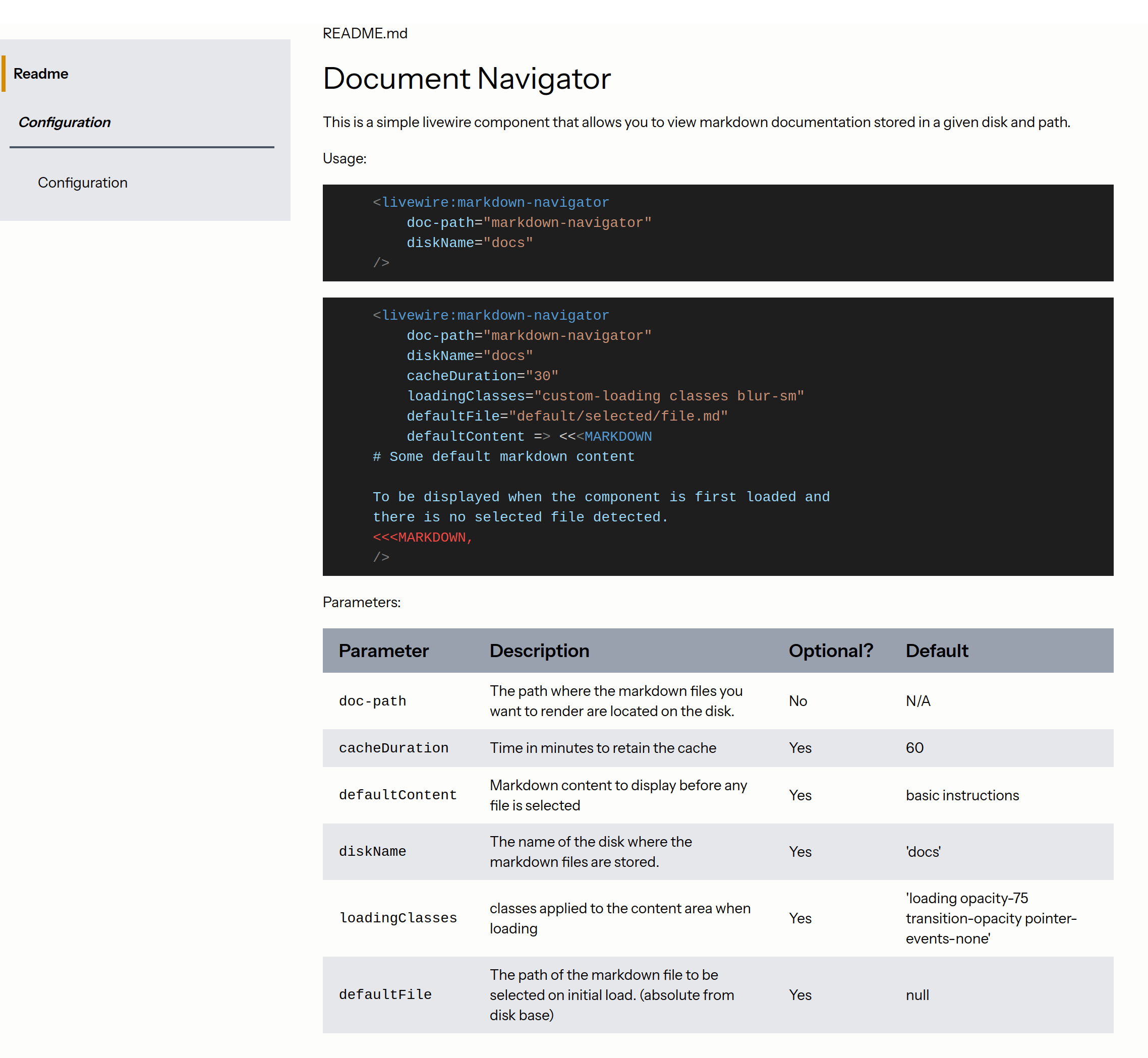 Markdown Navigator Screenshot (Light mode)