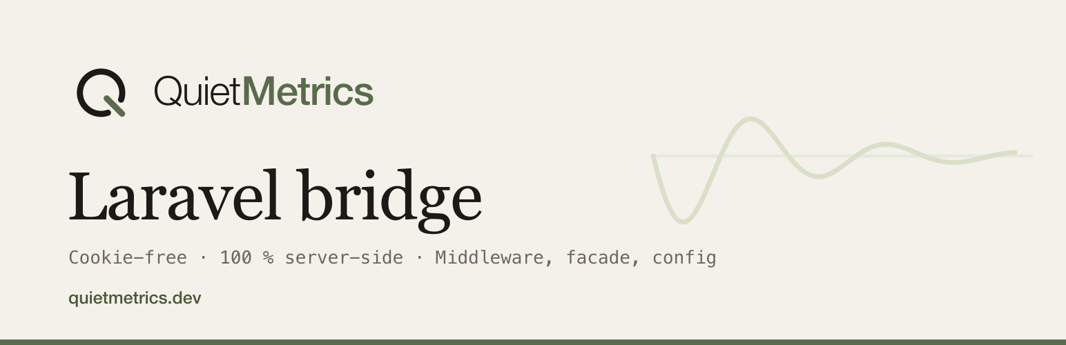 Quiet Metrics: Laravel bridge