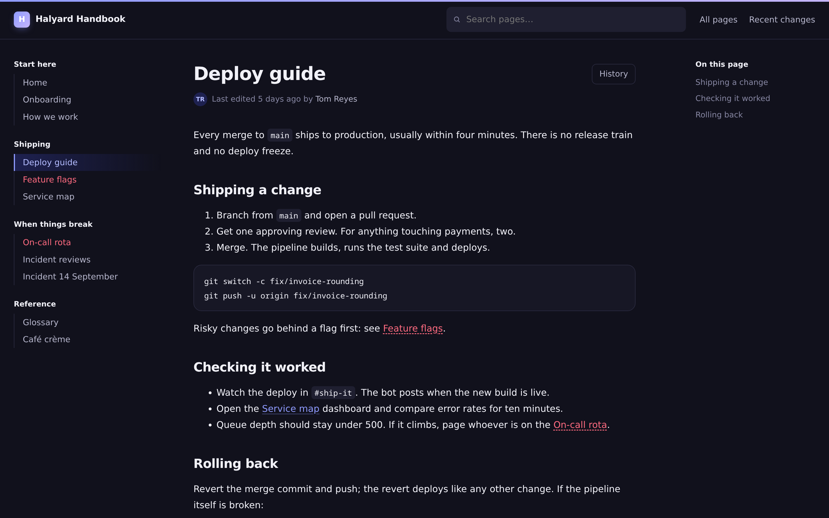 Dark mode
