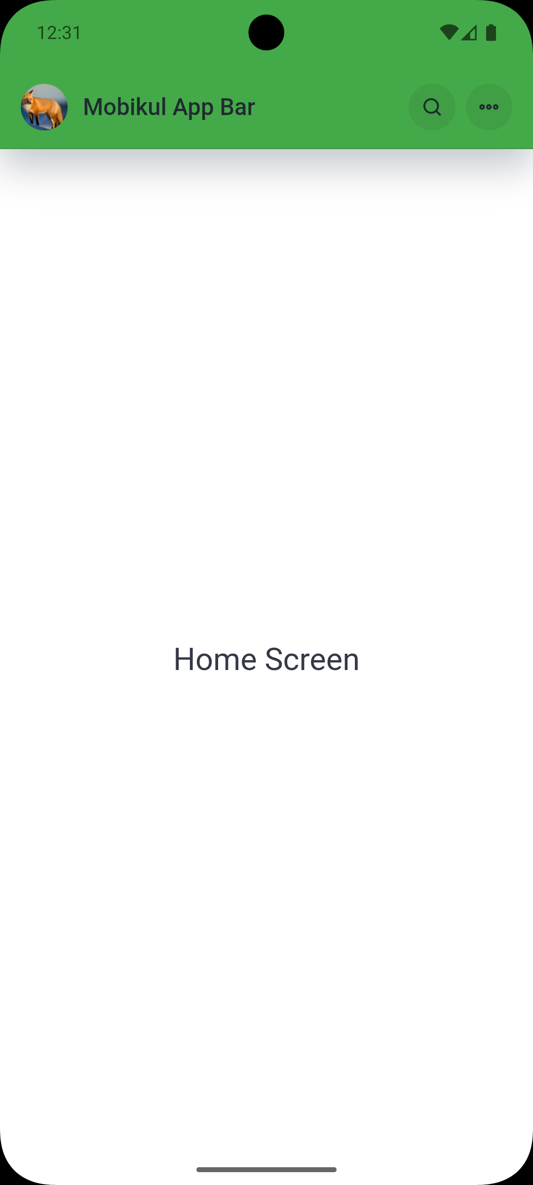 Mobikul App Bar home preview