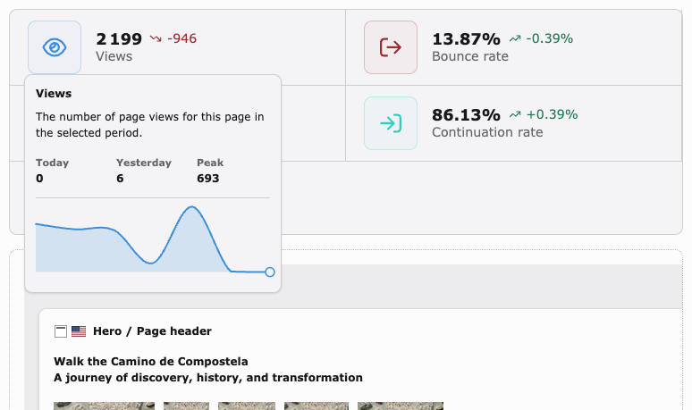 Page Performance Bar
