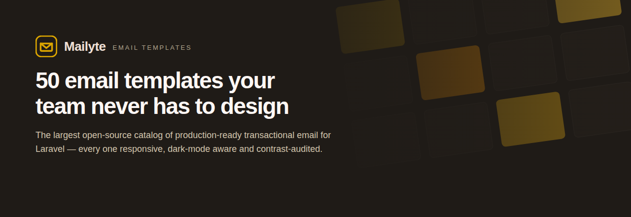 Mailyte Email Templates — 50 email templates your team never has to design