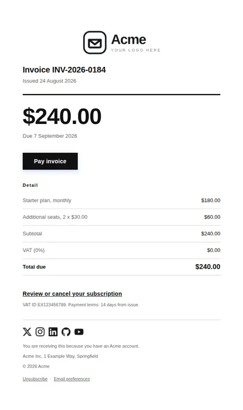 invoice