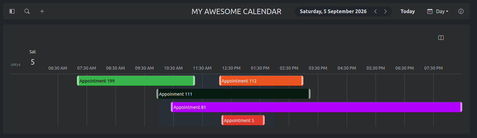 Calendar Preview