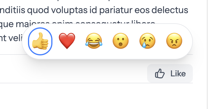 Reaction Picker Light