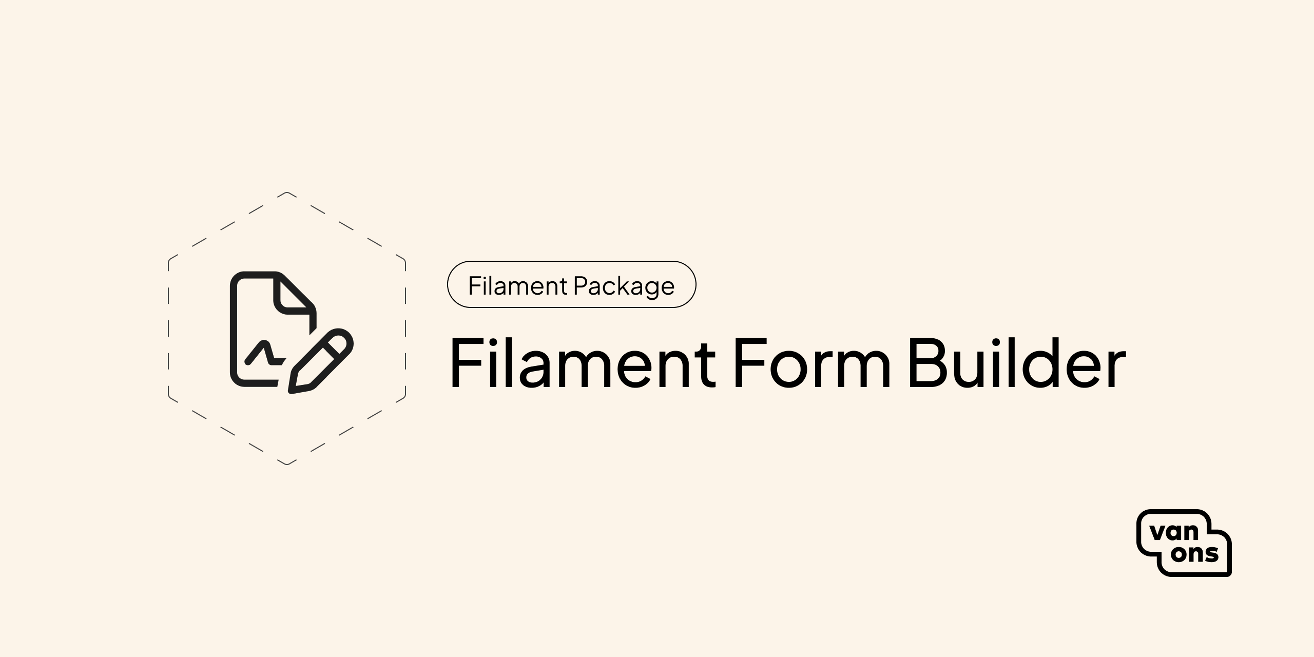 Social card of Filament Form Builder
