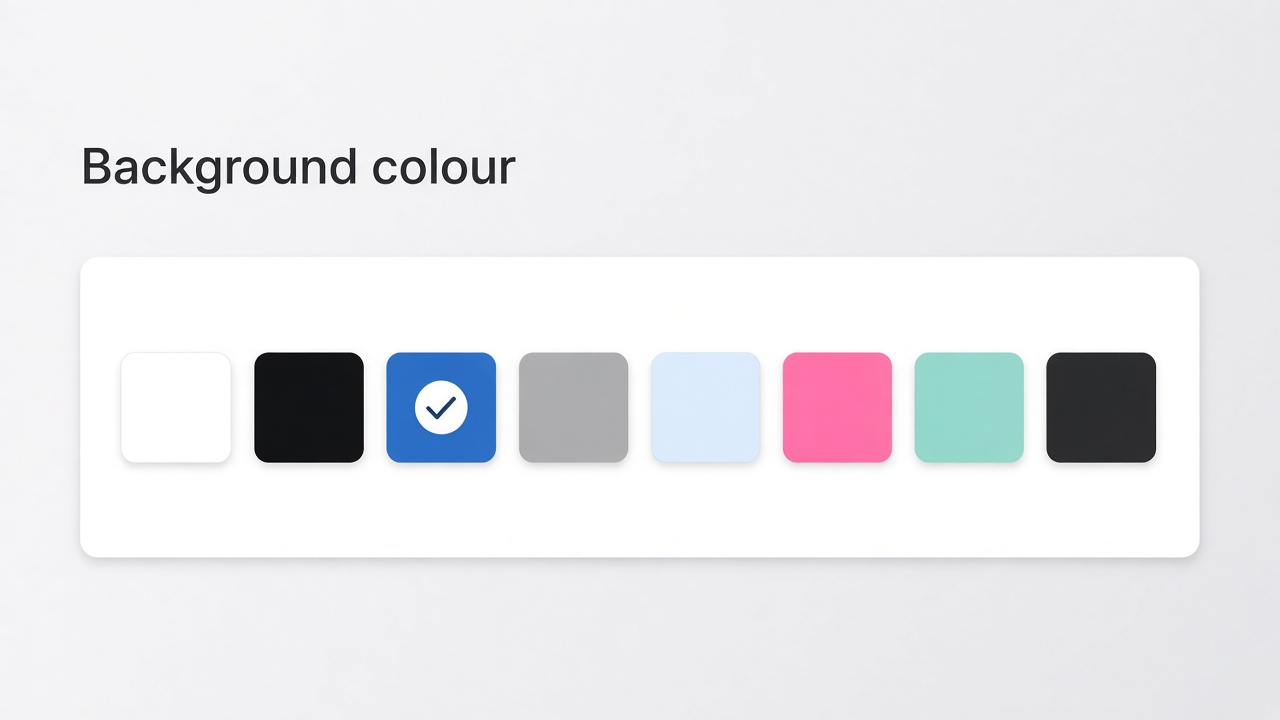 Colour palette field