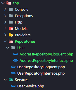 Structure Folder with Subfolders