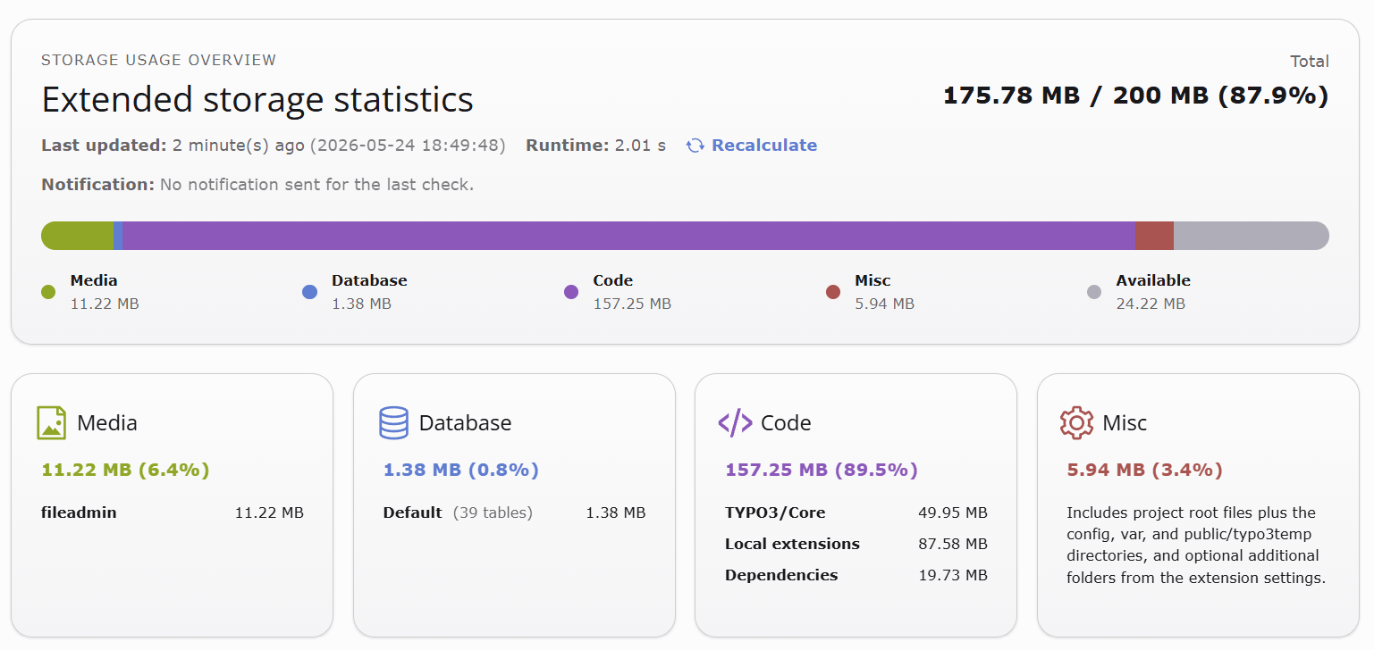 Backend module overview