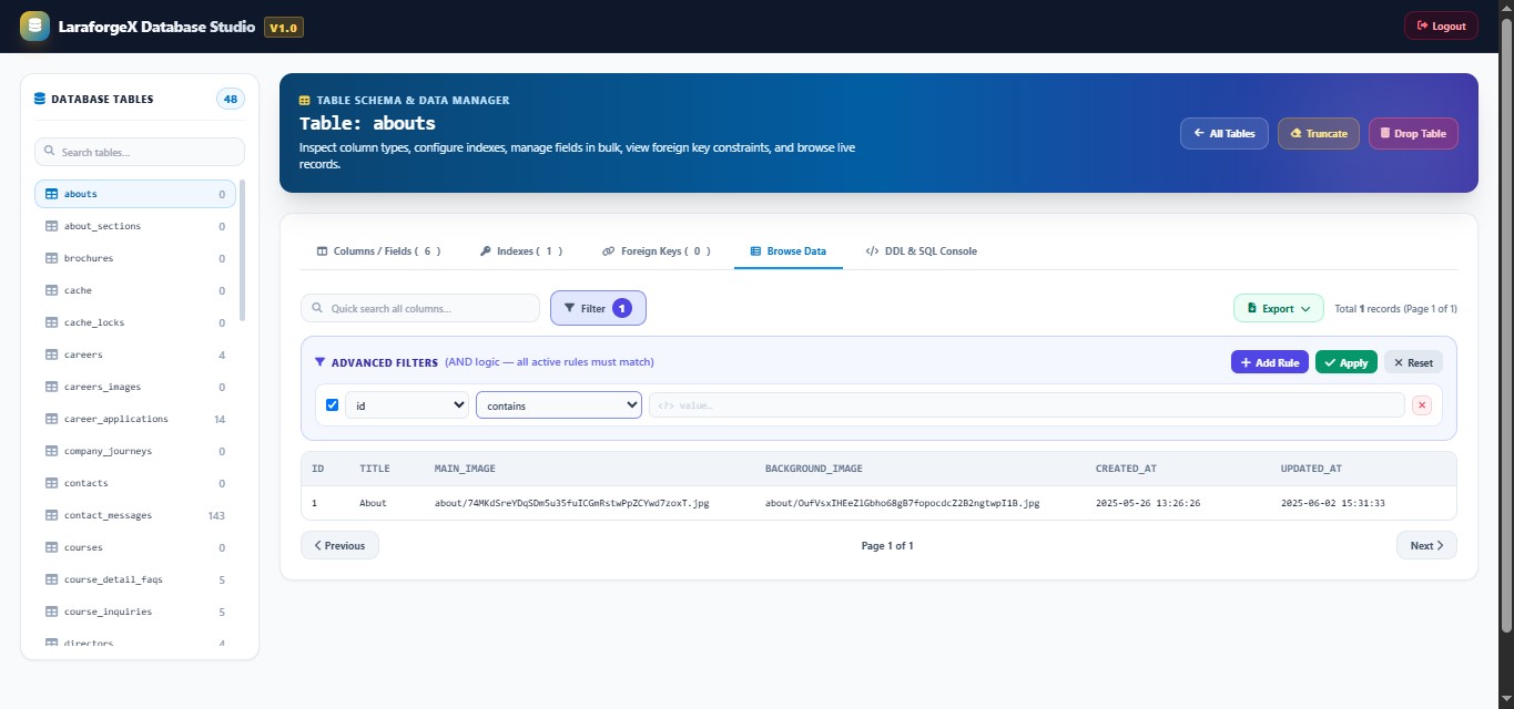 Browse Data with Filters