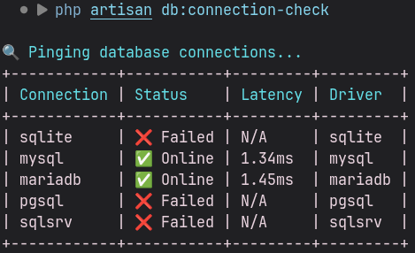 Connection Check