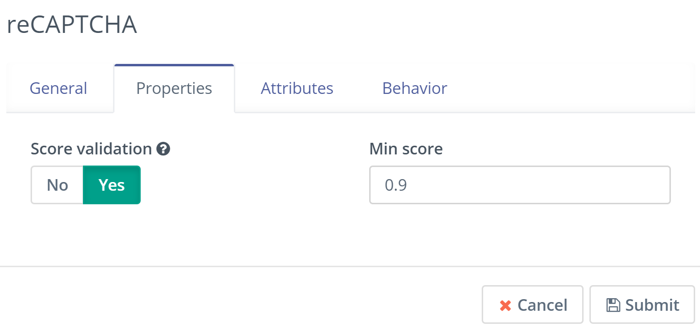 score validation