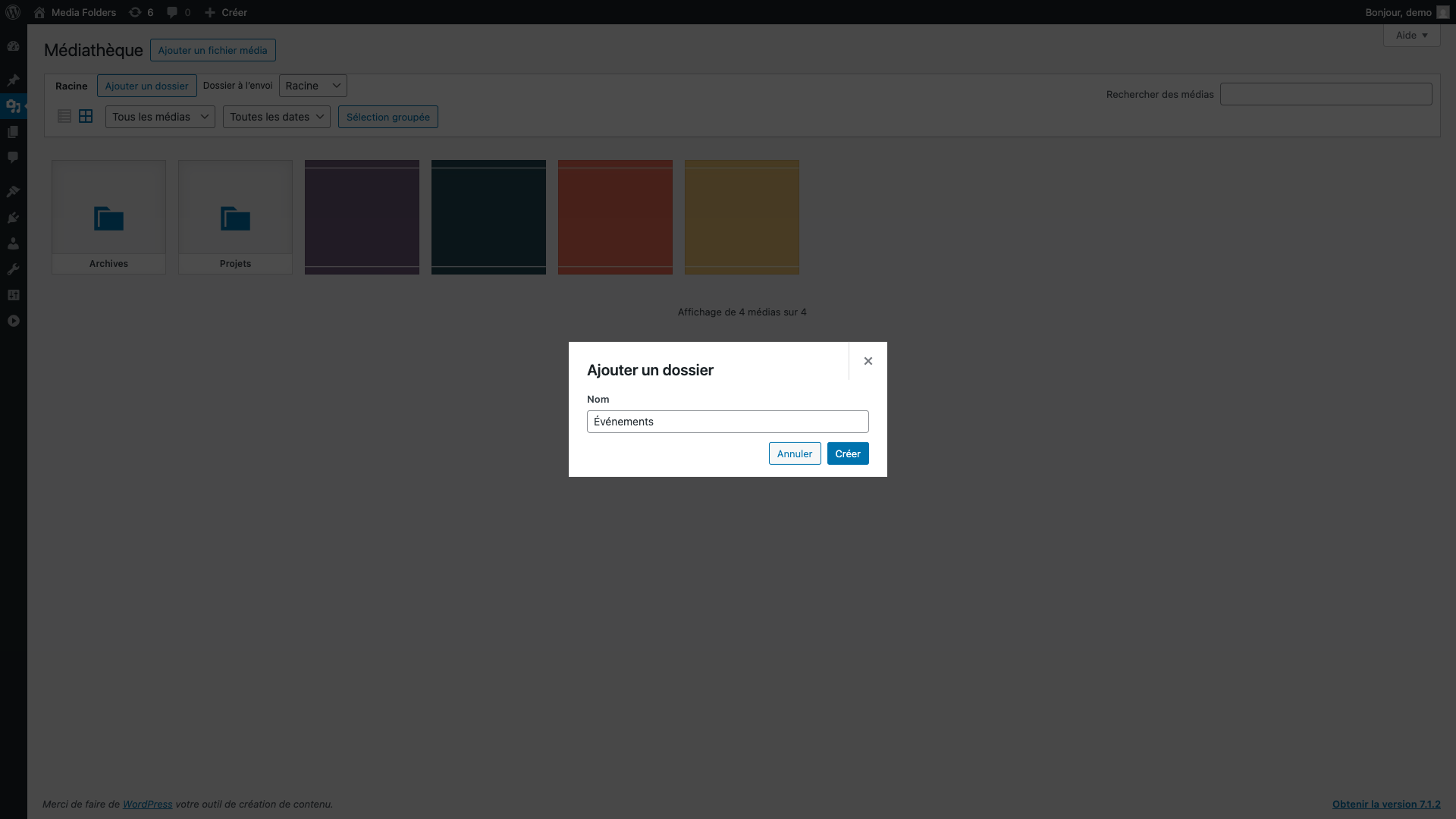 Create a folder