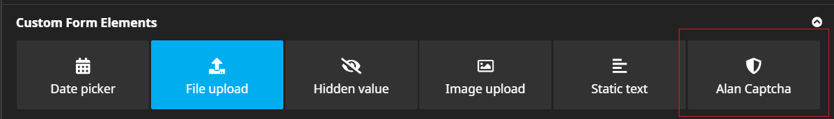 AlanCaptcha Form Element