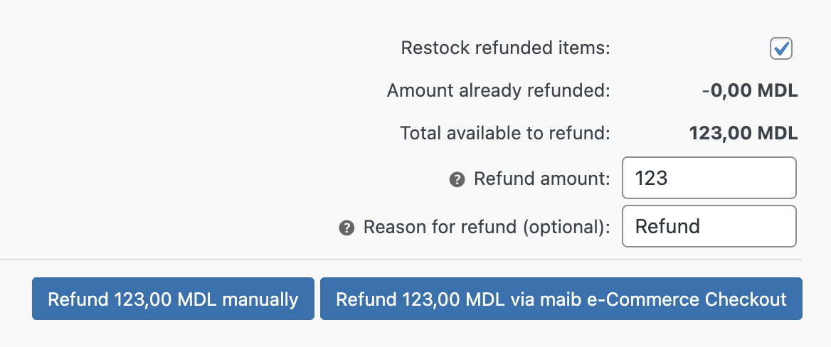 Refunds