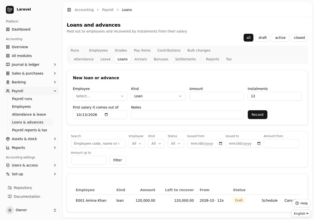 React sidebar: the same menu