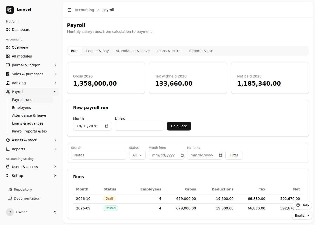 Payroll React
