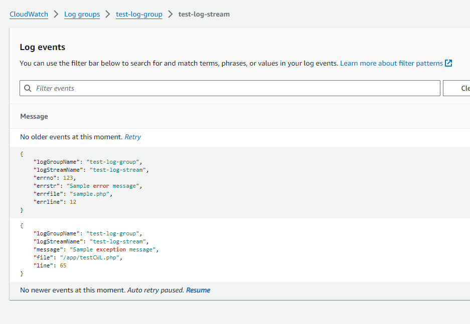 AWS Cloudwatch result using custom name AWS Cloudwatch result using custom name